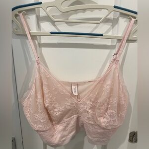 Victoria's Secret Light Pink Lace Bralette